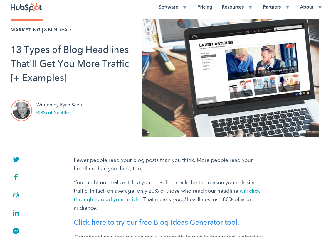 A HubSpot blog post.