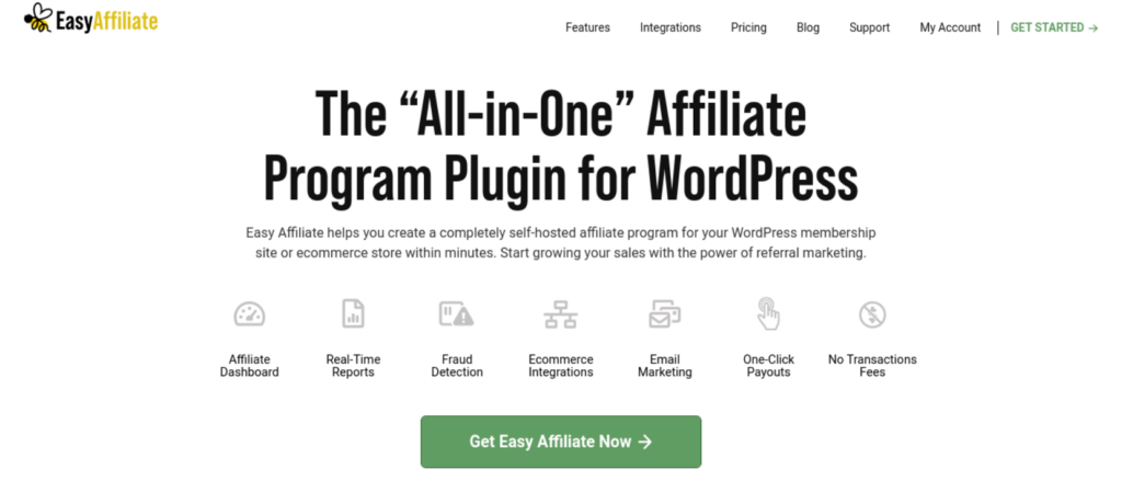 The Easy Affiliate plugin.