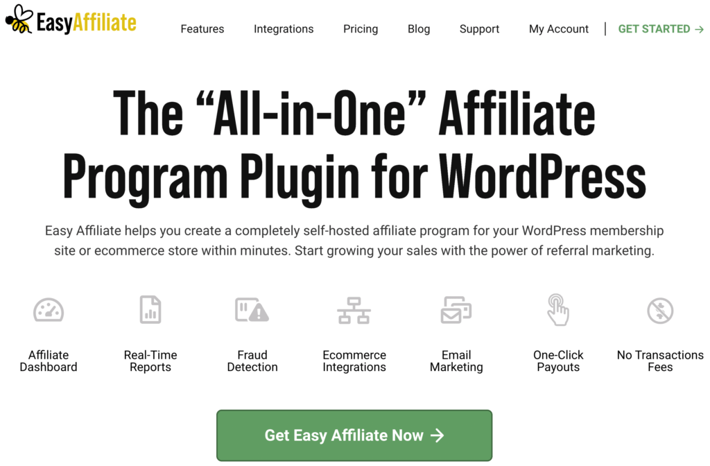 Easy Affiliate plugin